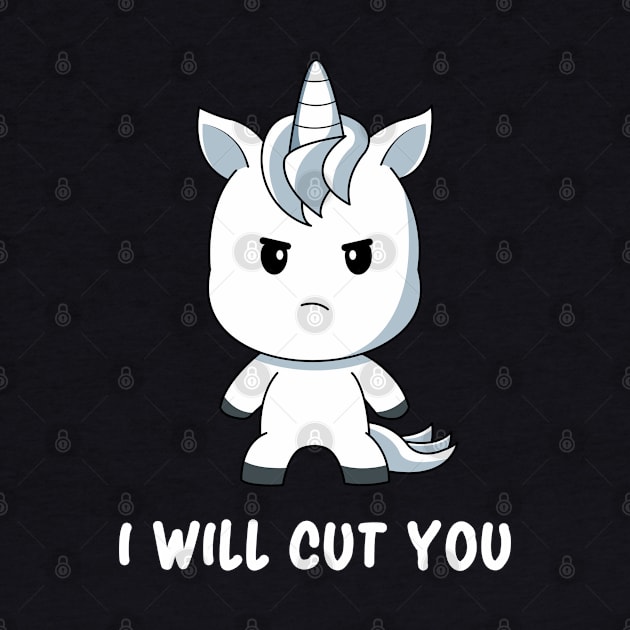 Kawaii Cute Unicorn Humor Magical Sarcasm by Graphic Monster